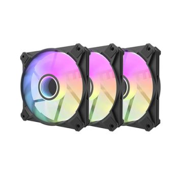 Darkflash INF8 ARGB, 3in1 120x120 (black) Computer fan set