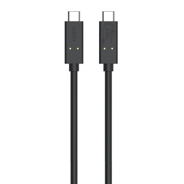 Aukey CB-TCC241 USB-C to USB-C Cable 240W 0.8m Black