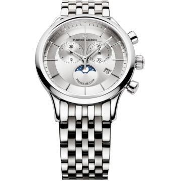 Maurice Lacroix Les Classiques Phase de Lune Chronograph Men's Watch LC1148-SS002-131