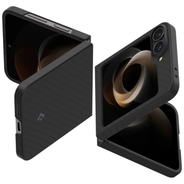 Spigen Air Skin, aramid black - Samsung Galaxy Z Flip6 (ACS07843)