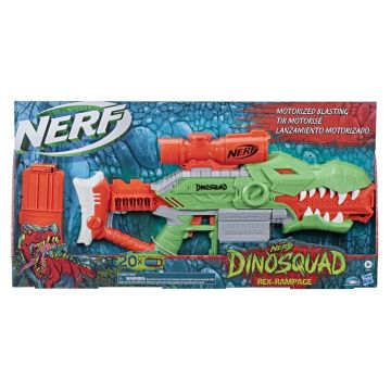 Hasbro Nerf DinoSquad Rex-Rampage Motorized Dart Blaster (F0807)