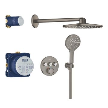 Grohe Grohtherm SmartControl SmartActive 310 Iebūvējumā Dušas Sistēma Graphite (34863AL0)