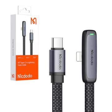 Mcdodo CA-3351 USB-C to lightning angle cable 1.8m Black