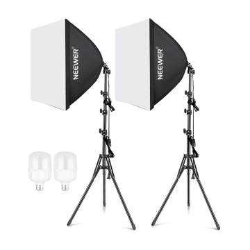 Neewer NK200 2x 35 Watt LED Softbox Set with Tripods