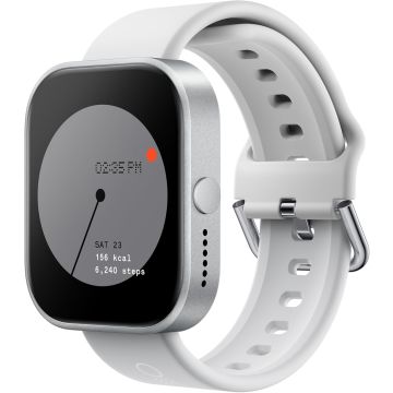 CMF by Nothing Watch Pro Smartwatch with 1.96 AMOLED Display, Fitness Tracker, Multisystem GPS, Bluetooth Calls, Up to 13 Days Battery Life Silver