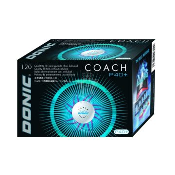Bilaro Donic Coach P40+** balti DO550271