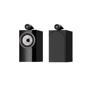 Bowers & Wilkins Bookshelf Speaker 705 S3, Gloss Black, 2Pcs