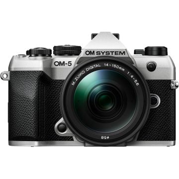 OM SYSTEM OM-5 Mark II Kit with 14-150mm f/4-5.6 II Lens Silver