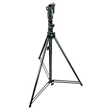 Manfrotto Black Tall Three-Section Cine Stand With Leveling Leg (111BSU)