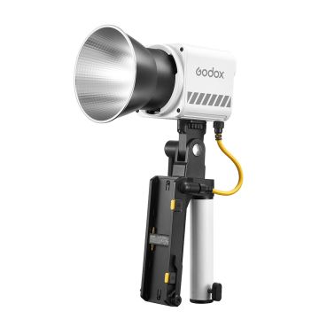 Godox ML60II BI Portable LED Light (Bi Color) with AK-B01 Holding Handle and Battery Support Kit