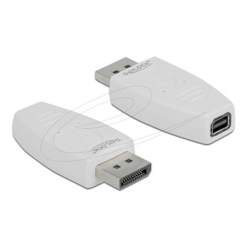 Delock Adapter Displayport 1.2 Plug to Displayport mini Socket (65240)