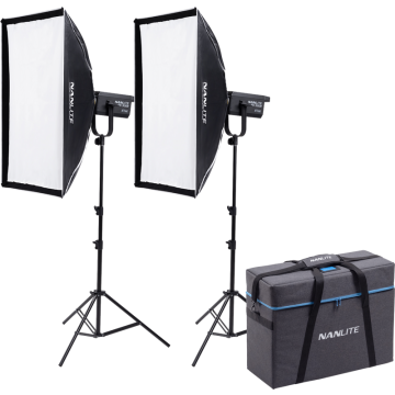 Nanlite FS-300B Bi-Colour 2 light kit with stand