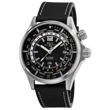Ball DiverWorldtm Engineer Master II Diver Worldtime Men's Watch DG2022A-PA-BK