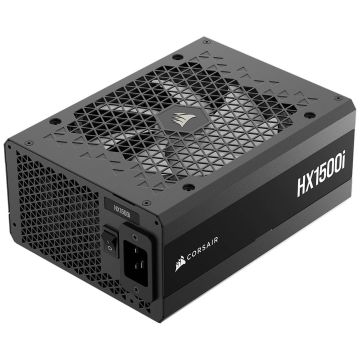 Corsair HXi Series (2025) HX1500i 80 PLUS Platinum, Modular, ATX 3.1, PCIe 5.1 - 1,500 Watt, Black (CP-9020309-EU)