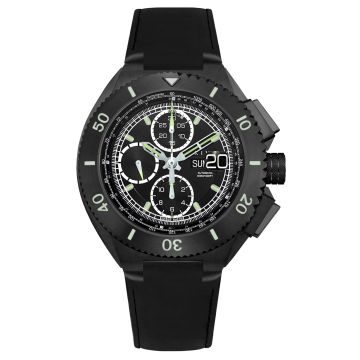 Kiva HALO 272 Titanium DLC Chronograph LE Men's Watch 272.01.01.01-DLC-LS