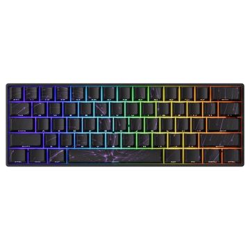 Akko MonsGeek FUN60 Max Wireless Gaming Keyboard, RGB, Glare Magnetic Switch – Misty Black, ANSI (US) (6975351385974)