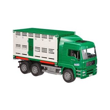 Bruder Man Cattle Transportation Truck Including 1 Cow (02749)