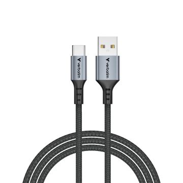 Verbatim Sync & Charge USB‑A to USB‑C 18 W 120 cm gray