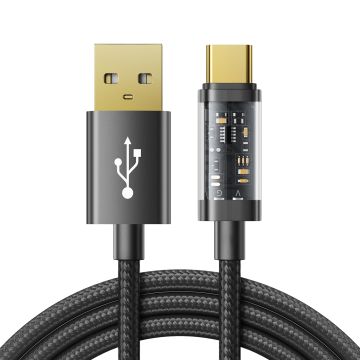 Joyroom USB cable - USB Type C for charging / data transmission 3A 1.2m black (S-UC027A12)