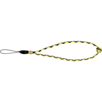 Artisan & Artist ACAM-P04H Multi Paracord Hand strap with Celtic button knot (with Loop) Yellowith Black