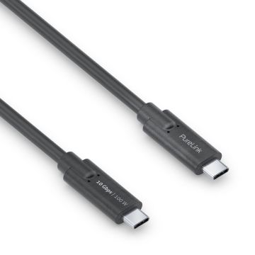PureLink USB C to USB C cable 31 Gen 2 5A 10G DP Alt Mode iSeries black (IS2511-015)