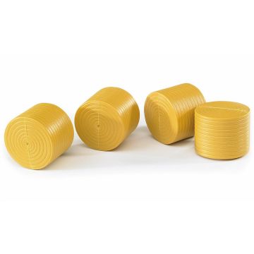 Bruder 4 round hay bales ockery for Claas Rollant 250 (02344)