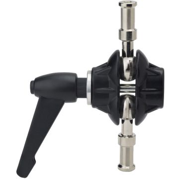 Kupo KS-103 Double Ball Joint Adapter with Dual 5/8" (16mm) Studs