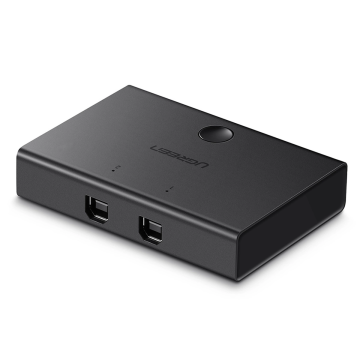 Ugreen switch switch 2xUSB-B - USB-A black (30345)