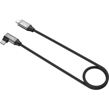 SmallRig 5076 USB-C Data Cable (Straight to Angled, 60cm (40Gbps + 240W + 8K)