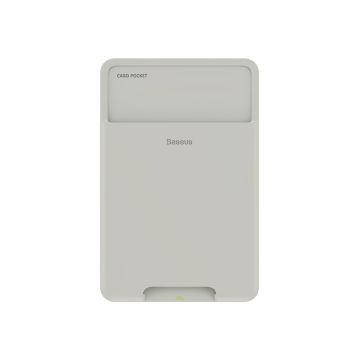 Baseus self-adhesive card case for phone documents gray (ACKD-B0G)