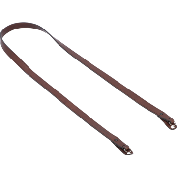Artisan & Artist ACAM-288 Leather Strap with Longer Length (with Ring-type/Eyelets) Dark Brown