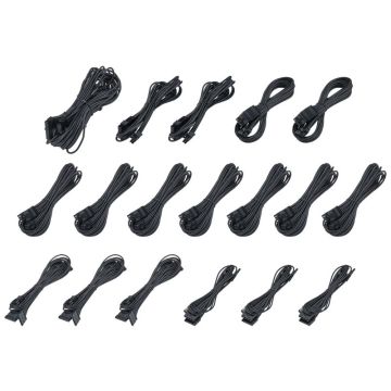 PHANTEKS Revolt Cable Kit, Complete-Set - black (PH-CBKT-CO_BK01)