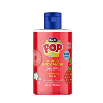 Chicco Bubbly Body Wash Strawberry Candy 300ml (12370000000)