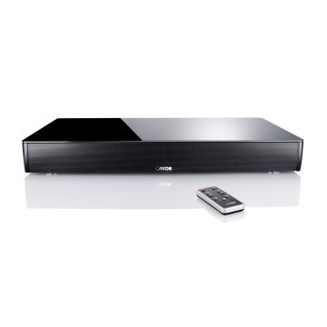 Canton DM 55 Black Lacquer, Black Glass