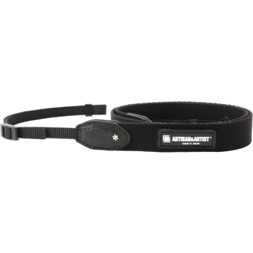 Artisan & Artist ACAM-110A Slim Cloth Strap 25mm (with Tape-type) Black