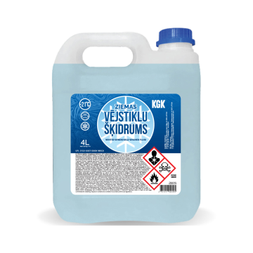 CrossChem Ziemas loga/vējstikla šķidrums 4L līdz -21C (KGK404.3-M)