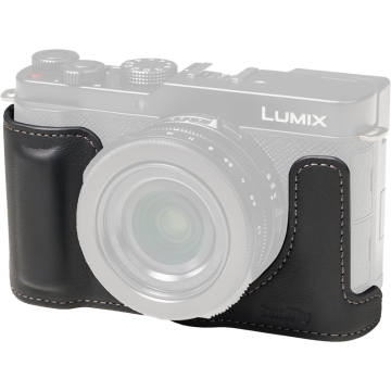 SmallRig 5698 Leather Half Case for Panasonic LUMIX L10 Black