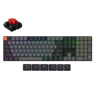 Keychron K5X-H1 Wireless Keyboard RGB Black (K5X-H1)