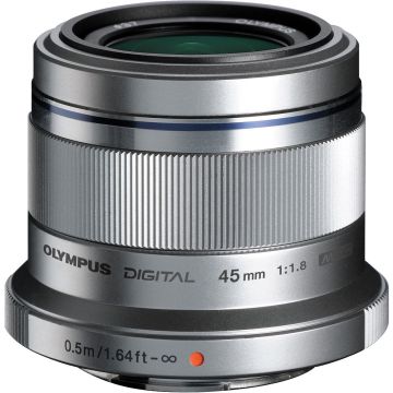 Olympus M.Zuiko Digital 45mm f/1.8 Silver