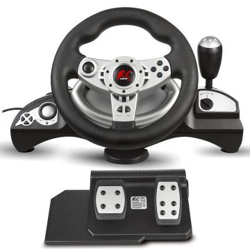 NanoRS RS700 Steering Wheel for PS4/PS4/Xbox One/Xbox 360/PC