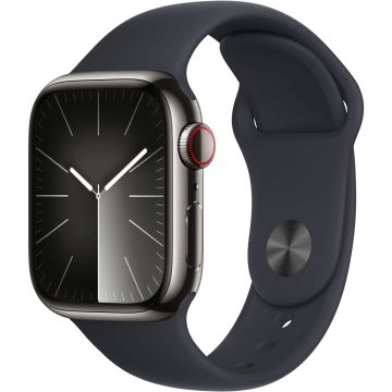 Apple Watch Series 9 GPS + Cellular 41mm Gold Stainless Steel Case with Clay Sport Band (M/ L) MRJ63