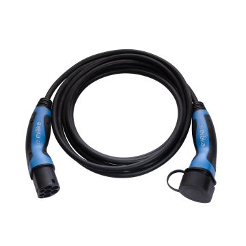 Evaka EV Charging Cable Type2-Type2 22kW 5m Black (EVA503325)