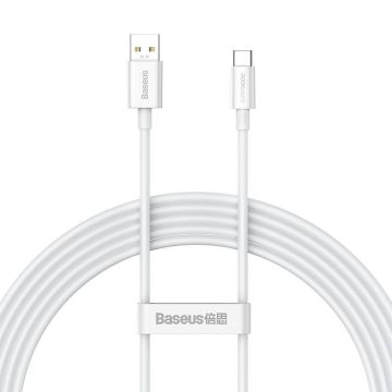 Baseus Superior Series Cable USB to USB-C 65W PD 2m White (CAYS001002)