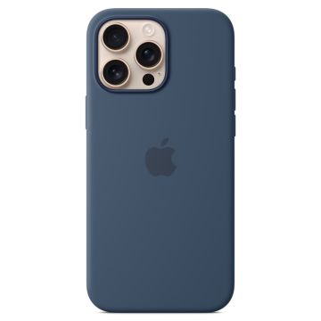 Apple iPhone 16 Pro Max Silicone Case with MagSafe Denim MYYU3