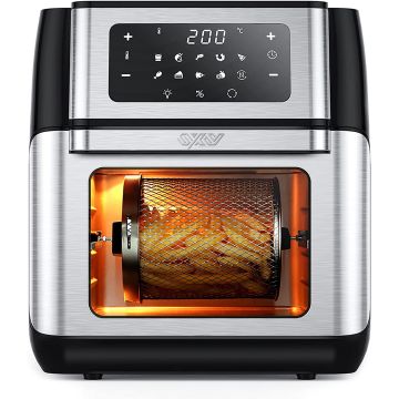 Innsky Hot Air Fryer 10L 1500W with 6 accessories
