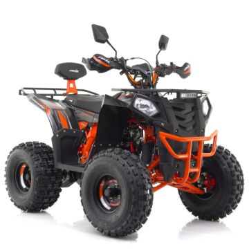APOLLO ASIX COMMANDER 125cc melns / oranža Benzīna Kvadracikls