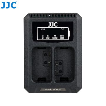 JJC Nikon DCH-ENEL25 USB Dual Battery Charger for Nikon EN-EL25