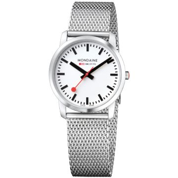 Mondaine Simply Elegant Unisex Watch A400.30351.16SBM