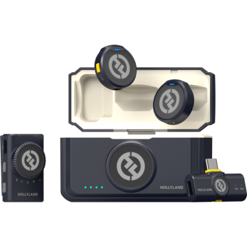 Hollyland LARK M2 Mini Combo with Camera RX + USB-C RX