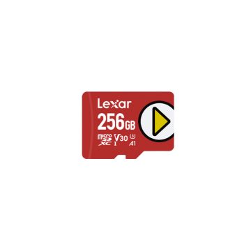 Lexar PLAY microSDXC 256GB UHS-I Card 150MB/s Read Class 10, U3, V30, A1 (LMSPLAY256G-BNNNG)